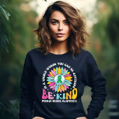 Be Kind Mental Health Sunflower Sweatshirt