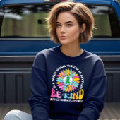 Be Kind Mental Health Sunflower Sweatshirt