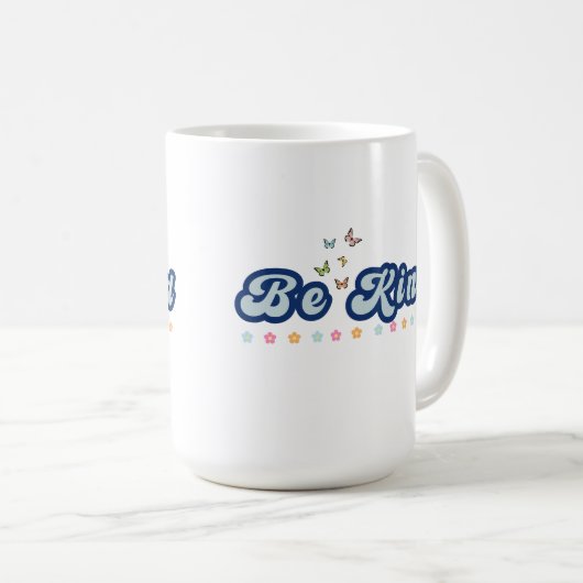 Be Kind Mug Kaffeetasse (VorderseiteRechts)