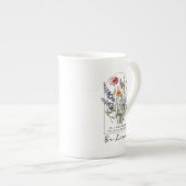 Be Kind Mug – Watercolor Wildflower Kindness  Porzellantasse (Vorderseite Rechts)