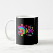 Be Kind Puzzle Pieces Tie Dye Cute Autism Awarenes Kaffeetasse (Links)