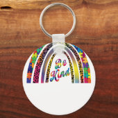 be kind rainbo schlüsselanhänger (Vorderseite)