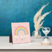 Be Kind – Rainbow Pastel Positivity Fotoplatte (InSitu)