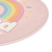 Be Kind – Rainbow Pastel Positivity Schneidebrett (Ecke)