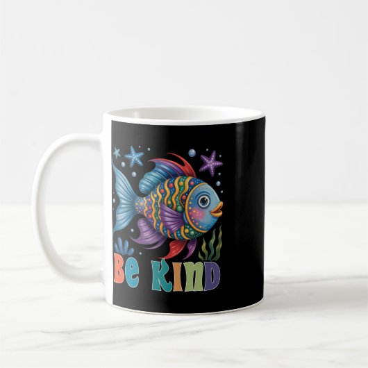 Be Kind Rainbow Scale Fish Teacher Reading Book To Kaffeetasse (Links)