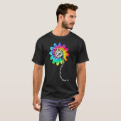 Be Kind Shirt Groovy Tie Dye Flower Power Gift Ant (Vorne ganz)