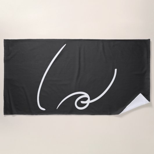 Be Kind Shorthand Strandtuch (Vorderseite)