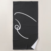 Be Kind Shorthand Strandtuch (Vorderseite)