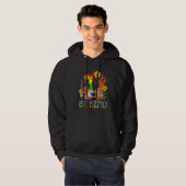 Be Kind Sign Language Hand Talking LGBTQ+ Gay Les Hoodie (Vorne ganz)