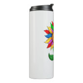 Be Kind Sunflower- Autism Awareness Thermosbecher (Nach links gedreht)