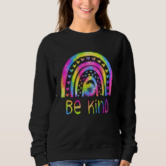 Be Kind Tie Dye Rainbow Choose Kindness Autism Awa Sweatshirt