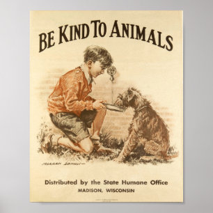 Be Kind To Animals 1932 Poster
