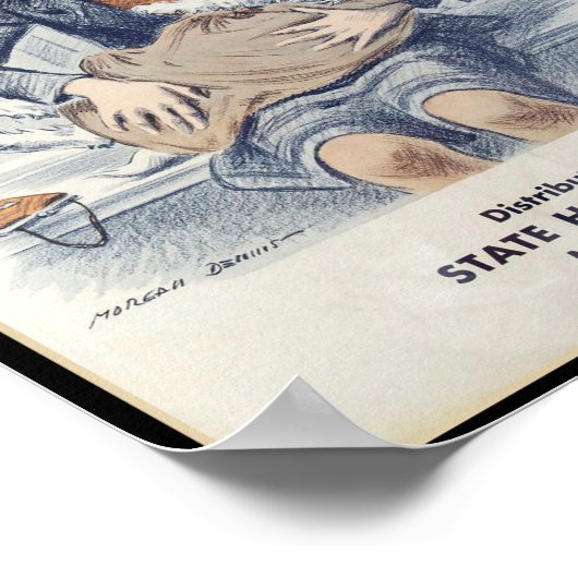 Be Kind to Animals - Vintage Poster (Ecke)