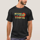 Be Kind To Every Kind Retro Vegan Vegetarian Men W T-Shirt (Vorderseite)