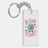 Be Kind to Our Planet 💚 Schlüsselanhänger (Vorderseite links)
