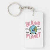 Be Kind to Our Planet 💚 Schlüsselanhänger (Vorderseite)