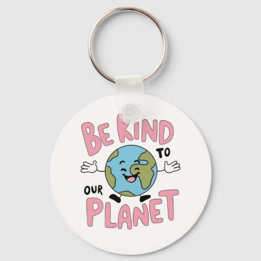 Be Kind to Our Planet 💚 Schlüsselanhänger (Vorderseite)