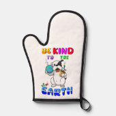 Be Kind To The Earth Ofenhandschuh (Vorderseite)