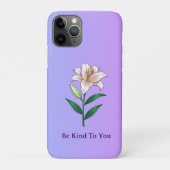 Be Kind To You Lily Self-Care Phone Case (Rückseite)