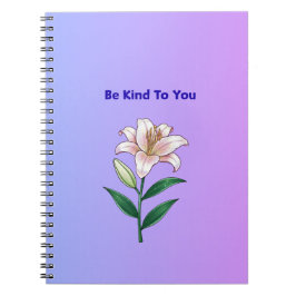 Be Kind To You Lily Self-Care Phone Case Notizblock