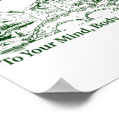 Be Kind To Your Mind Body And Earth Motivation Poster (Ecke)