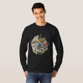 Be Kind To Your Mind Mental Health Awareness Brain T-Shirt (Vorne ganz)