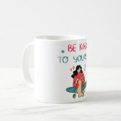 Be Kind To Yourself Inspiration Self Love Kaffeetasse (Vorderseite Links)
