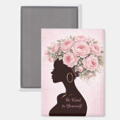 Be Kind to Yourself Inspirational Magnet  (Vorderseite/Rückseite)
