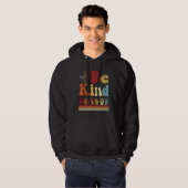 Be Kind  Women Sign Language Graphic Deaf Pride AS Hoodie (Vorne ganz)