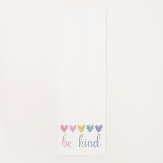 Be Kind Yogamatte (Vorderseite)