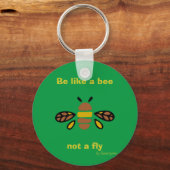Be like a bee schlüsselanhänger (Vorderseite)