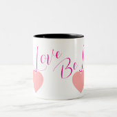 Be Love Minimal Heart Kaffeetasse | Tägliche Inspi (Mittel)