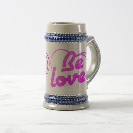 Be Love Minimal Heart Mug | Everyday Coffee Cup Gi Bierglas