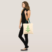 'Be Lucky' Green Budget Totbeutel Tragetasche (Vorderseite (Model))