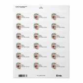 be me Valentine Address Label Adressaufkleber (Vorne)