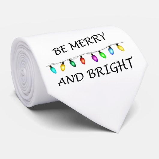 Be Merry and Bright Krawatte (Gerollt)