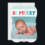BE MERRY CHRISTMAS FOTO Trendspass Typ Feiertagskarte<br><div class="desc">von kat massard >>> www.simplysweetPAPERIE.com << Send und extra besondere Nachricht mit Stil und Pizzazz in diesem Jahr... Personalisiert mit Ihren Details & Fotos werden sich meine modernen Urlaubsprodukte von den Grußfreuden abheben, die Ihre Freunde und Familie in dieser Saison erhalten werden, und ein besonderes Memento machen, das lange nach...</div>