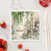 Be Merry Fairy Castle Napkin - verzaubertes Wald Serviette (Beispiel)