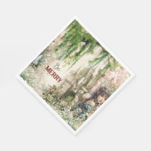 Be Merry Fairy Castle Napkin - verzaubertes Wald Serviette (Ecke)