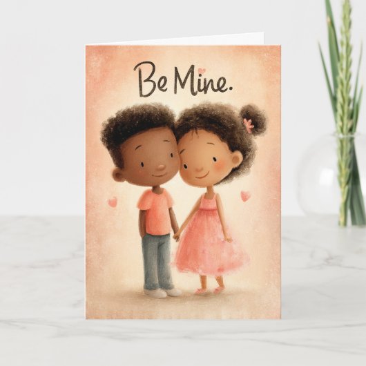 Be Mine Always Valentine Card Karte (Vorderseite)