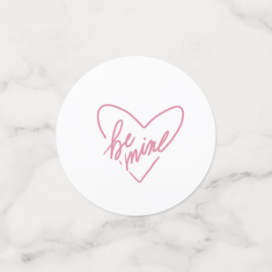 BE MINE CONFETTI  KONFETTI (Klein Vorderseite)