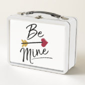 Be mine Cute Valentines Metall Brotdose (Vorderseite)