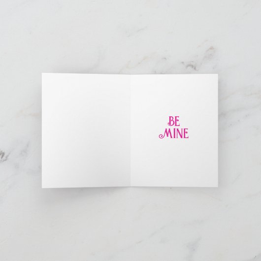 Be Mine  Dankeskarte (Innenseite)