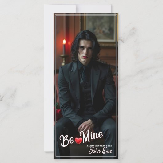 Be Mine – Dark Romantic Valentine Portrait Art (Vorderseite)