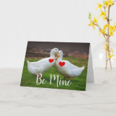 Be Mine Encks Valentine Karte (Gelbe Blume)