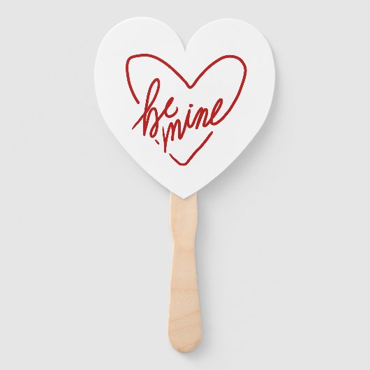 BE MINE  FÄCHER (Rückseite)