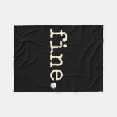 Be Mine - Fine Funny Couple Matching Valentine's D Fleecedecke (Vorderseite (Horizontal))