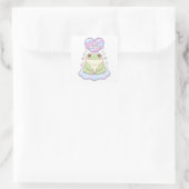 Be Mine Frog Sticker Cute Frog Holding Heart Roman (Tasche)
