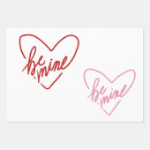 BE MINE GESCHENKPAPIER SET (Vorderseite 3)