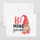Be Mine Gnome Postkarte (Vorne/Hinten)